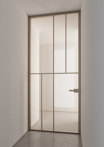 Porta interna - CÉLINE - ALBED - em alumínio / de correr / pivotante
