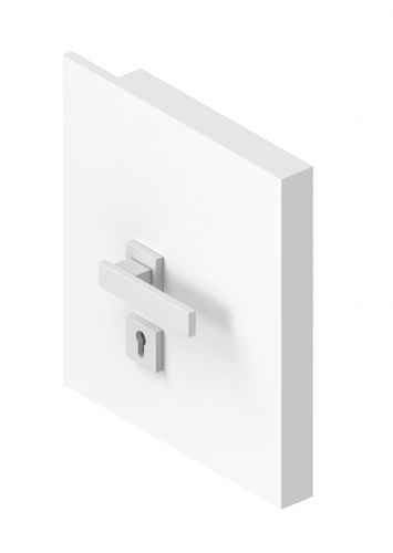 Porta interna - LEVEL - ALBED - em madeira / em vidro / de abrir