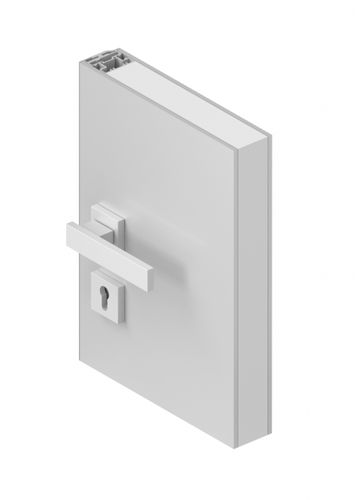 Porta interna - SUIT - ALBED - em madeira / em cerâmica / em alumínio