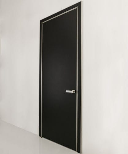 Porta interna - QUADRA - ALBED - em madeira / em alumínio / em vidro