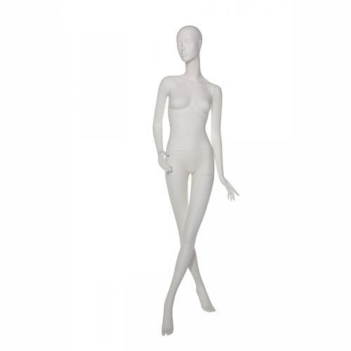 Manequim feminino adulto - STU11 - Cofrad Mannequins - abstrato / branco / da linha comercial