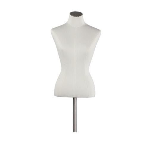 Busto feminino adulto - CAN1 - Cofrad Mannequins - abstrato / sem cabeça / branco