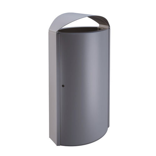 Lixeira pública - 65211 - AUWEKO GmbH - em aço galvanizado / em aço revestido a pó / com tampa