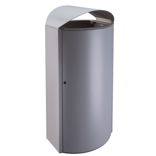 Lixeira pública - 65511 - AUWEKO GmbH - em aço galvanizado / em aço revestido a pó / com tampa