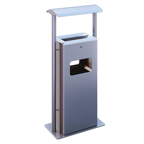 Lixeira pública - TKD-11-DB-2020 - AUWEKO GmbH - em aço galvanizado / em aço inoxidável / em aço inoxidável escovado
