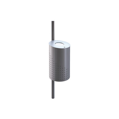 Lixeira pública - Ecospeedy - AUWEKO GmbH - suspensa / em aço galvanizado / em aço revestido a pó