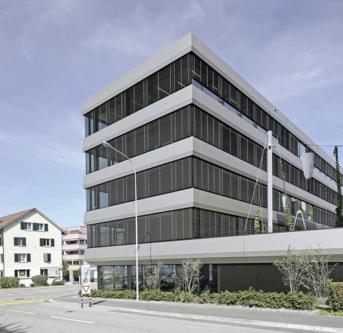 Fachada-cortina em painéis - KANTONSPITAL ST. GALLEN - ALUCOBOND - em alumínio / em compósito / decorativa
