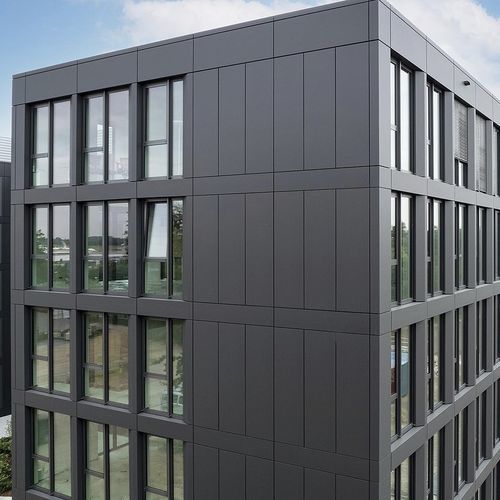 Painel compósito de revestimento - AIRPORT CITY CENTER D&Uuml;SSELDORF - ALUCOBOND - para fachada / para revestimento de fachada / em alumínio