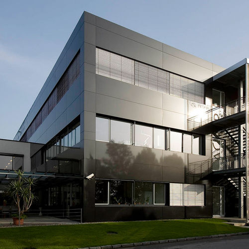 Revestimento de fachada em painéis - IMF TERTIA LANNACH - ALUCOBOND - em alumínio / em compósito / de encaixe