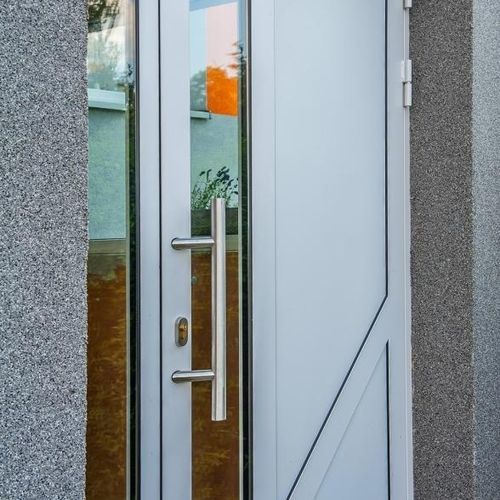 Porta de entrada - INFILL - Gutkowski - em aço / de abrir / contemporânea