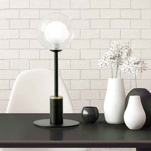Luminária de mesa - COSMO - Miloox - em metal pintado / em vidro borossilicato / contemporânea