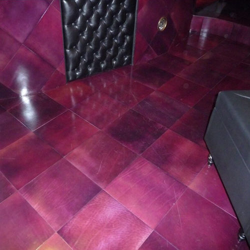 Revestimento de piso em couro - ANTIQUE PREMIUM - CUIR DECO - para ambiente interno / residencial / profissional