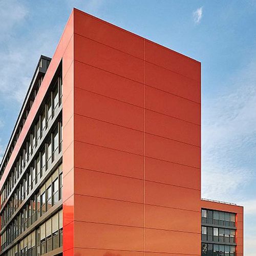 Revestimento de fachada em painéis - MCT-004 - M-City Aluminum Co., Ltd. - em alumínio / liso / resistente ao fogo