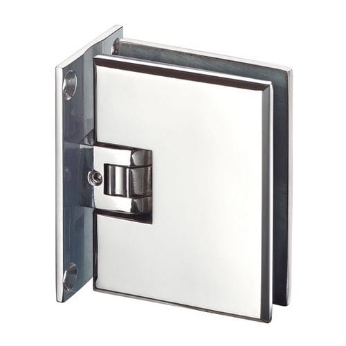 Dobradiça para porta de vidro - SYNERA C-P-RG - CBM /Group Blamar - em aço inoxidável polido / da linha comercial / da linha residencial