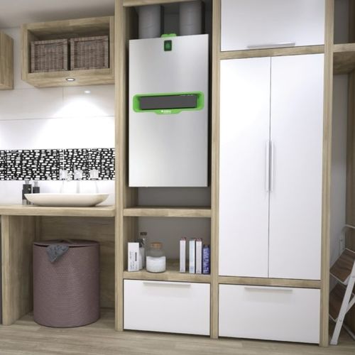 Unidade de ventilação centralizada - INSPIRAIR®TOP - ALDES - residencial / para casa / com sistema de recuperação de energia