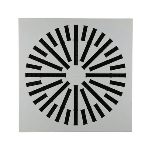 Difusor de ar de teto - SF 785 SERIES - ALDES - suspenso / quadrado / em material plástico