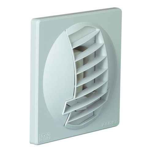Grelha de ventilação em material plástico - BAP COLOR - ALDES - quadrada / branca / para insuflamento e retorno de ar