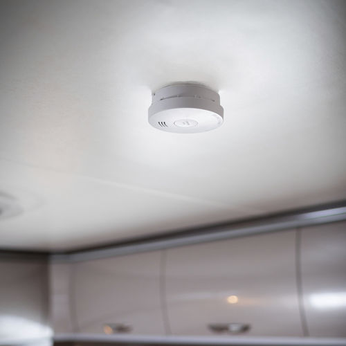 Sensor de fumaça - RM L 3100 - Brennenstuhl - de teto / com bateria / branco