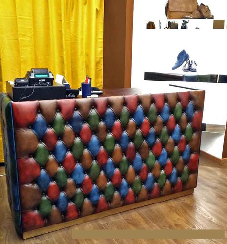 Balcão em couro - EXCLUSIVE - Harleq - reto / feito à mão