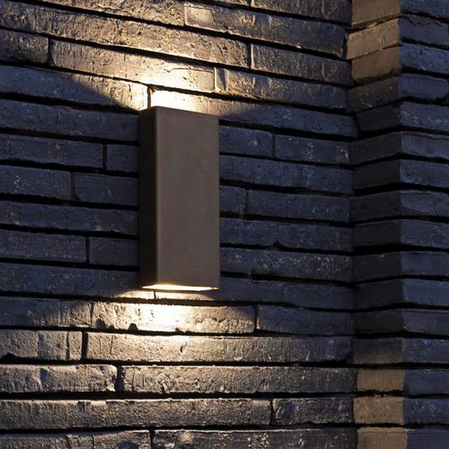 Arandela contemporânea - SIMPLY PILLAR - pvd concept - para ambiente externo / em aço / retangular
