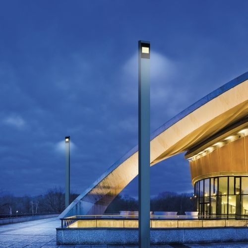 Poste de iluminação pública - IMISTRAL DETA - BSI LIGHTING TECHNOLOGIES INC. - contemporâneo / em aço inoxidável / em alumínio extrudado