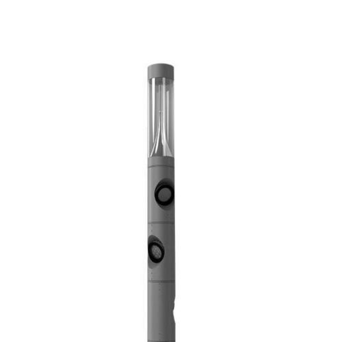 Coluna de luz minimalista - IFLUTE PLUS - BSI LIGHTING TECHNOLOGIES INC. - em gesso / em aço inoxidável / em silicone