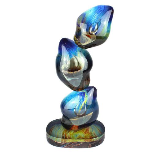Escultura em vidro de Murano - ABSTRACT : INTO THE ABYSS - Original Murano Glass s.n.c. - em arenito