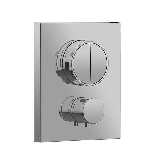 Misturador monocomando para box de banheiro - E1766 series - Almar s.r.l. - de parede / termostático / metálico