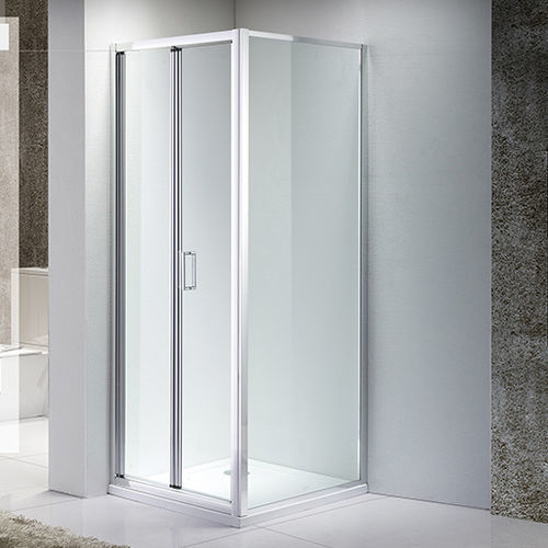 Cabine de banho em vidro - A1815 - Shaoxing Joyful Bathroom Co., Ltd - com portas de correr / retangular / vidro transparente