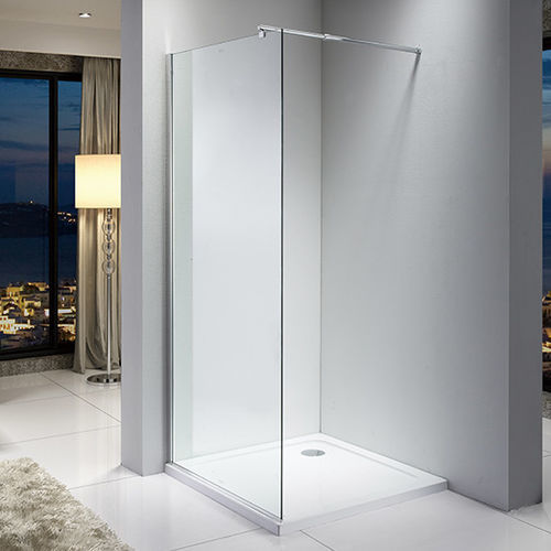 Cabine de banho em vidro - A20P - Shaoxing Joyful Bathroom Co., Ltd - fixa / retangular / vidro transparente