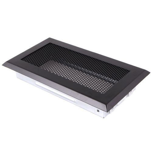 Grelha de ventilação em aço - BLACK MATT - Parkanex Sp. z o.o. - retangular / quadrada / regulável