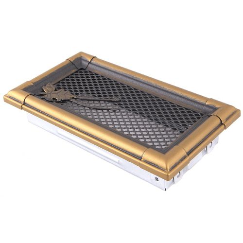 Grelha de ventilação em aço - RETRO GOLD PATINA - Parkanex Sp. z o.o. - retangular / quadrada / regulável