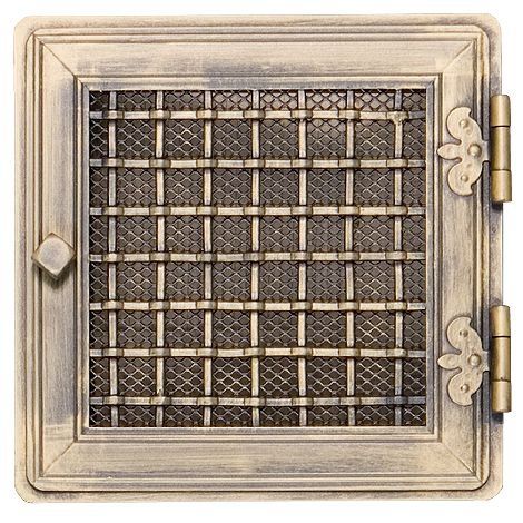 Grelha de ventilação em aço - STYLISH GOLD PATINA - Parkanex Sp. z o.o. - retangular / quadrada / regulável