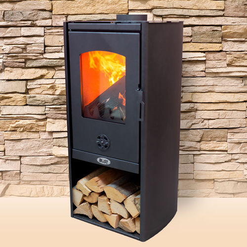 Salamandra a lenha - POLAR - Blist d.o.o - 5 kW–10 kW / de piso / contemporânea