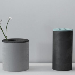 Vaso contemporâneo - SMART - FORMA&CEMENTO - em concreto / feito à mão