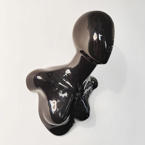 Escultura em cerâmica esmaltada - DARK BESSIE - FRANCOLLECTION - de parede / para hotel / para restaurante