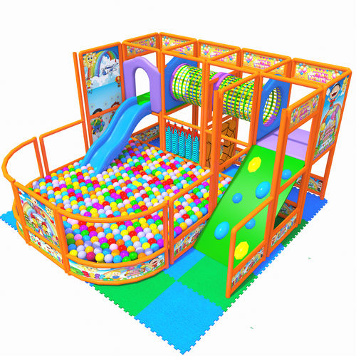 Estrutura lúdica para edifício de uso público - PL608 - Play Wily - Tutto Gonfiabili - em PVC / em ferro galvanizado / em espuma