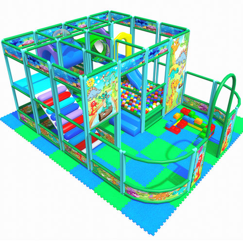 Estrutura lúdica para edifício de uso público - PL362 - Play Wily - Tutto Gonfiabili - em PVC / em ferro galvanizado / em espuma