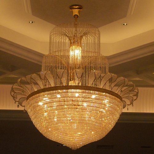 Lustre clássico - JK37584 - Jako Lighting - em cristal / em aço inoxidável / da linha comercial