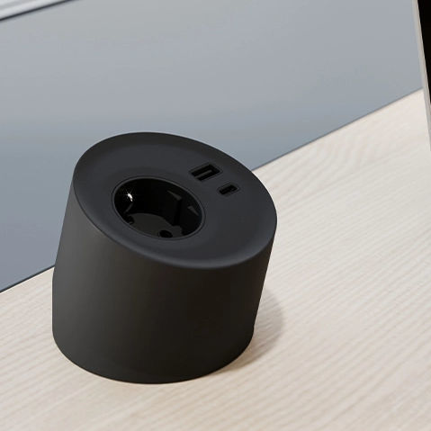 Tomada elétrica - VERSASPOT - ASA International Group - USB / para secretária / de bancada