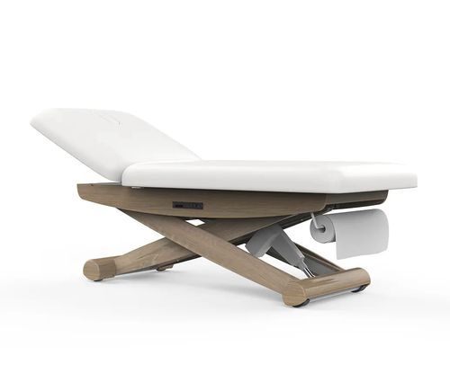 Mesa de massagem dobrável - 2256A - Silverfox Corporation Limited - em PU / em madeira / de altura regulável