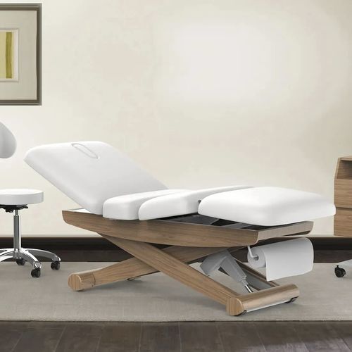 Mesa de massagem dobrável - 2256B - Silverfox Corporation Limited - em PU / em madeira / de altura regulável