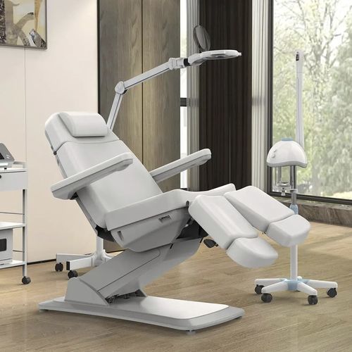 Cadeira de pedicure em couro - 2221G - Silverfox Corporation Limited - com apoio para pés / reclinável / ajustável