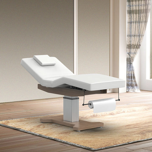 Mesa de massagem elétrica - 2292A - Silverfox Corporation Limited - em couro / em madeira / de altura regulável