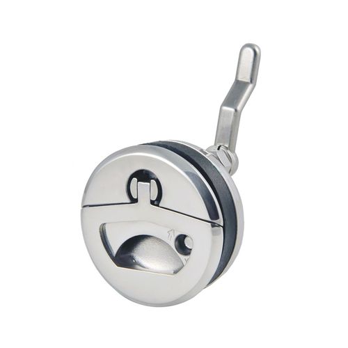 Maçaneta para porta de correr - 814731 - Marinetech Edelstahlhandel - em aço inoxidável polido / contemporânea / com fechadura
