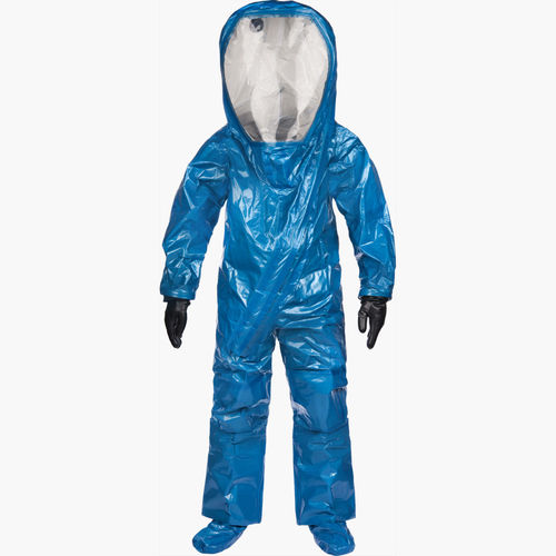 Macacão em PVC - ICP640 - Lakeland - em tecido / para a indústria química / azul