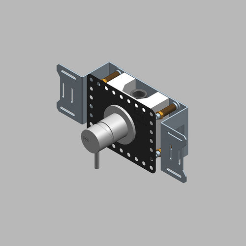 Misturador monocomando para lavatório - QS3100 - QTOO - de embutir / em aço inoxidável / para banheiro