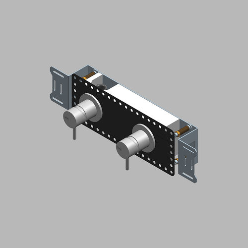 Misturador monocomando para lavatório - QS3200 - QTOO - de embutir / em aço inoxidável / para banheiro