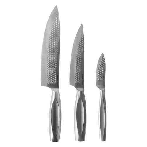 Faca de cozinha com cabo em aço inoxidável - Monaco+ - Boska - com lâmina de aço inoxidável