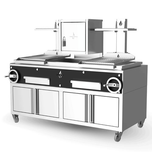 Grelhador a carvão - GPFS25C - ROASTER OVENS N´GRILLS - a lenha / de piso / para cozinha profissional